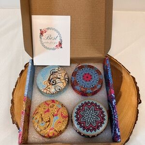 Enjoy Your Life 4 unique scents soy aromatherapy 4.4 ounce candle gift set